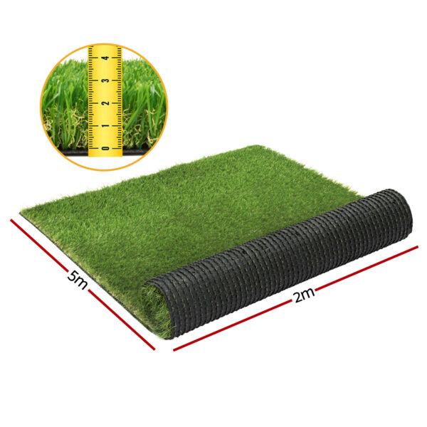 Primeturf Artificial Grass 30mm 2mx5m 40SQM Synthetic Fake Lawn Turf Plastic Plant 4-coloured - Image 2