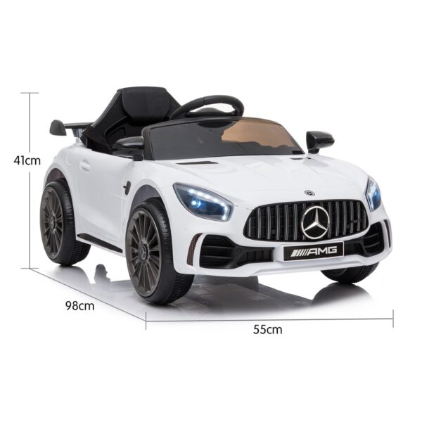 Kahuna Mercedes Benz Licensed Kids Electric Ride On Car Remote Control - White - Image 3