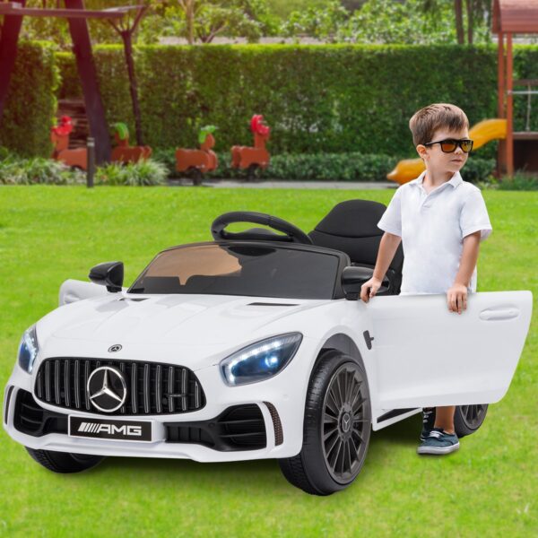 Kahuna Mercedes Benz Licensed Kids Electric Ride On Car Remote Control - White - Image 8