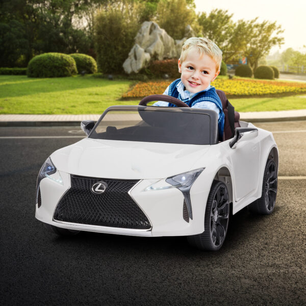 Kahuna Licensed Lexus Lc 500 Kids Electric Ride On Car - White - Image 10