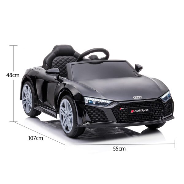 Kahuna Audi Sport Licensed Kids Electric Ride On Car Remote Control - Black - Image 9