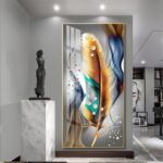 Loving Butterfly Flower Girl Abstract Crystal porcelain painting Aluminum alloy frame with 5D Diamond - Image 18