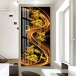 Loving Butterfly Flower Girl Abstract Crystal porcelain painting Aluminum alloy frame with 5D Diamond - Image 22