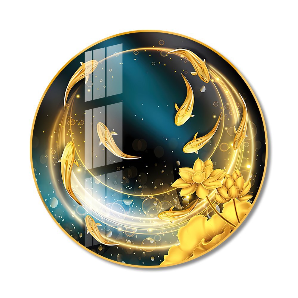 56 Ring of Prosperity– Crystal Porcelain Feng Shui Art - Image 1