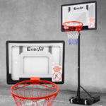 Everfit Adjustable Portable Basketball Stand Hoop System Rim - Image 7