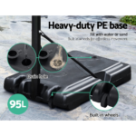 Everfit Adjustable Portable Basketball Stand Hoop System Rim - Image 6