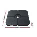 Instahut Outdoor Umbrella Base 50cm 4 Plates Stand Pod Cantilever - Image 2