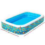 Bestway Inflatable Kids Play Pool Swimming Pool Rectangular Family Pools - Image 2