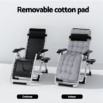 Gardeon Sun Lounge Folding Lounger Camping Zero Gravity Chair Outdoor Furniture - Image 5