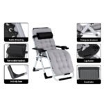 Gardeon Sun Lounge Folding Lounger Camping Zero Gravity Chair Outdoor Furniture - Image 6