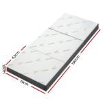 Giselle Bedding Folding Foam Portable Mattress Bamboo Fabric - Image 4