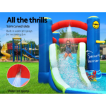Happy Hop Inflatable Water Jumping Castle Bouncer Kid Toy Windsor Slide Splash - Image 4
