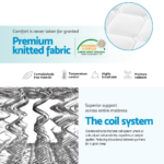 Giselle Bedding Normay Bonnell Spring Mattress 21cm Thick Double - Image 7