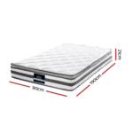 Giselle Bedding Normay Bonnell Spring Mattress 21cm Thick Single - Image 4