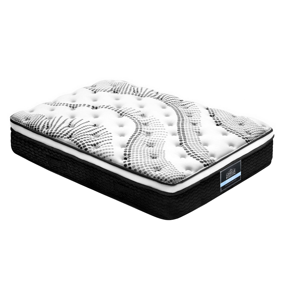 MATTRESS-0907-S-00 Giselle Bedding Como Euro Top Pocket Spring Mattress 32cm Thick Single - Image 1