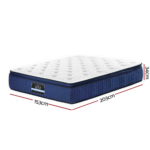 Giselle Bedding Franky Euro Top Cool Gel Pocket Spring Mattress 34cm Thick Queen - Image 4