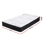 Giselle Bedding Glay Bonnell Spring Mattress 16cm Thick Single - Image 4