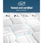 Giselle Bedding Luna Euro Top Cool Gel Pocket Spring Mattress 36cm Thick Queen - Image 5