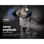 Everfit Massage Gun 6 Heads Massager Electric LCD Vibration Relief Percussion - Image 5