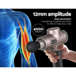 Everfit Massage Gun 6 Heads LCD Electric Massager Vibration Relief Percussion - Image 5