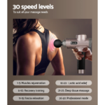 Everfit Massage Gun 6 Heads LCD Electric Massager Vibration Relief Percussion - Image 6