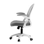 Artiss Office Chair Mesh Computer Desk Chairs Mid Back Work Home Study Grey - Image 6
