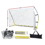 Everfit Portable Soccer Football Goal Net Kids Outdoor Training Sports 3.6M XL - Image 2