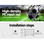 Everfit Portable Soccer Football Goal Net Kids Outdoor Training Sports 3.6M XL - Image 4