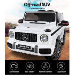 Mercedes-Benz Kids Ride On Car Electric AMG G63 Licensed Remote Cars 12V White - Image 12