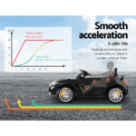 Kids Ride On Car MercedesBenz AMG GT R Electric Black - Image 3