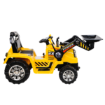 Rigo Kids Ride On Bulldozer Digger Electric Car Yellow - Image 6