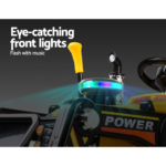 Rigo Kids Ride On Bulldozer Digger Electric Car Yellow - Image 12