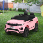 Kids Ride On Car Licensed Land Rover 12V Electric Car Toys Battery Remote Pink - Image 9
