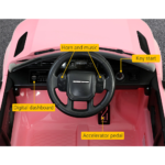 Kids Ride On Car Licensed Land Rover 12V Electric Car Toys Battery Remote Pink - Image 10