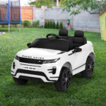 Kids Ride On Car Licensed Land Rover 12V Electric Car Toys Battery Remote White - Image 9