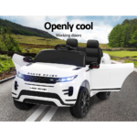 Kids Ride On Car Licensed Land Rover 12V Electric Car Toys Battery Remote White - Image 12