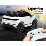 Kids Ride On Car Licensed Land Rover 12V Electric Car Toys Battery Remote White - Image 13