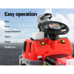 Rigo Kids Ride On Fire Truck Motorbike Motorcycle Car Red Grey - Image 11