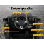 Rigo Kids Ride On Car Electric 12V Car Toys Jeep Battery Remote Control Black - Image 8