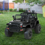 Rigo Kids Ride On Car Electric 12V Car Toys Jeep Battery Remote Control Black - Image 9