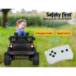 Rigo Kids Ride On Car Electric 12V Car Toys Jeep Battery Remote Control Black - Image 13