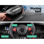 Rigo Kids Ride On Car Electric Toys 12V Battery Remote Control Black MP3 LED - Image 8