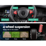 Rigo Kids Ride On Car Battery Electric Toy Remote Control Pink Cars Dual Motor - Image 9