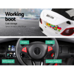 Rigo Kids Ride On Car Electric Toys 12V Battery Remote Control White MP3 LED - Image 8