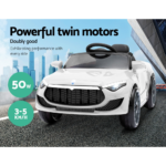 Rigo Kids Ride On Car Electric Toys 12V Battery Remote Control White MP3 LED - Image 11