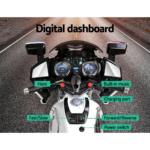 Rigo Kids Ride On Motorbike Motorcycle Car White - Image 5