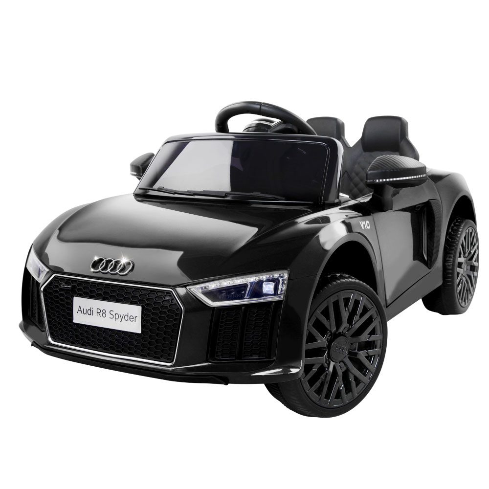 RCAR-R8-S-BK-00 Kids Ride On Car Audi R8 Licensed Electric 12V Black - Image 1