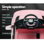 Rigo Kids Ride On Car - Pink - Image 6