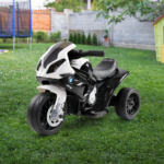 Kids Ride On Motorbike BMW Licensed S1000RR Motorcycle Car Black - Image 8