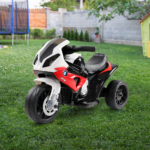 Kids Ride On Motorbike BMW Licensed S1000RR Motorcycle Car Red - Image 8
